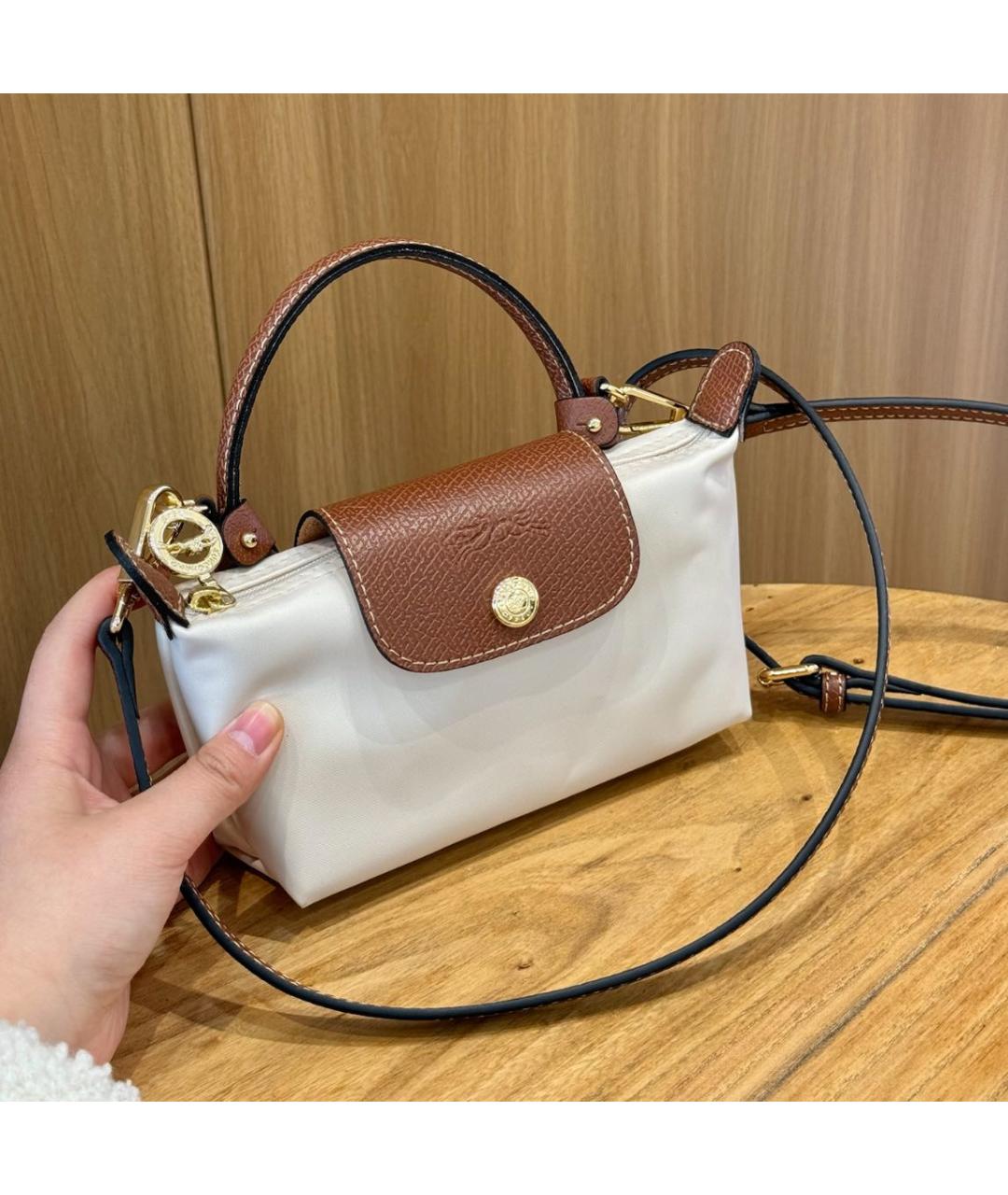 LONGCHAMP Бежевая сумка через плечо, фото 3