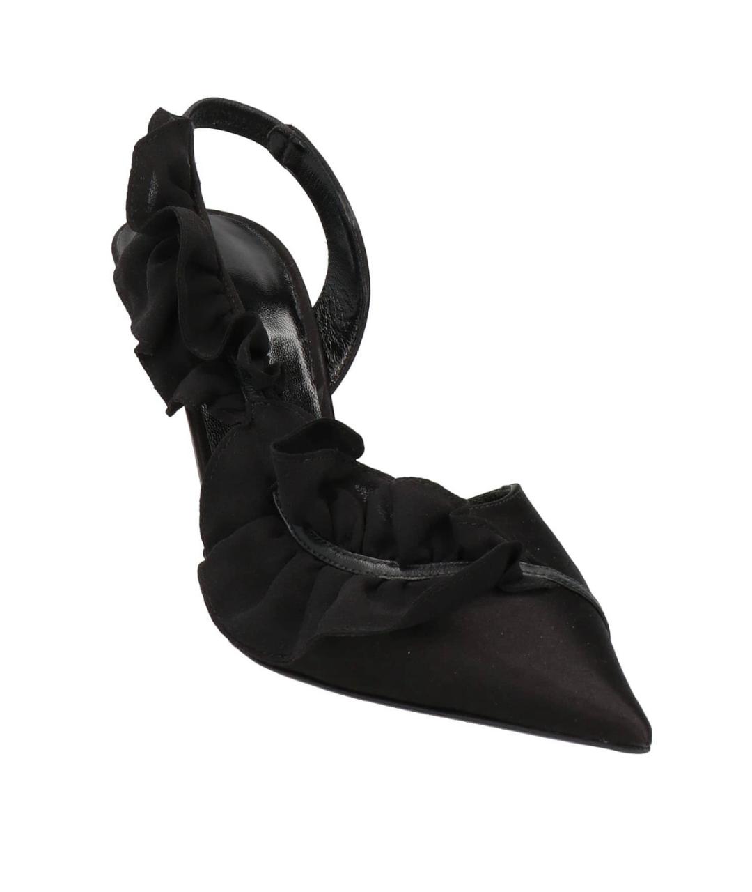 NENSI DOJAKA Черные текстильные туфли, фото 2