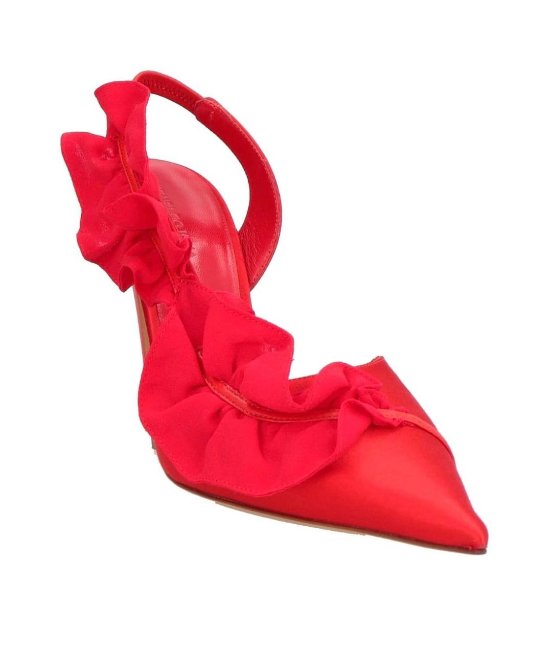 NENSI DOJAKA Красные текстильные туфли, фото 2