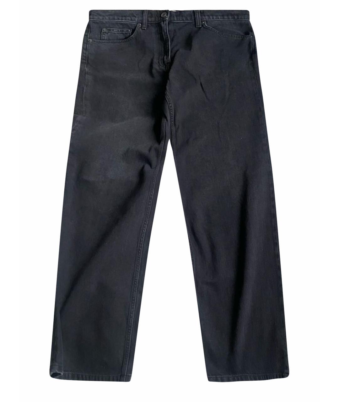THE ROW Черные хлопковые прямые джинсы, фото 1