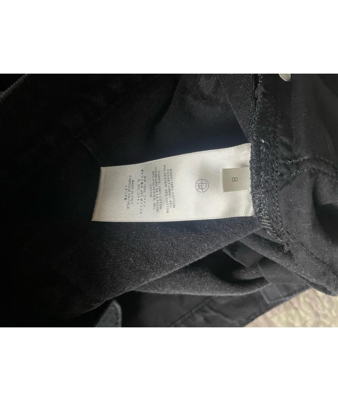 THE ROW Черные хлопковые прямые джинсы, фото 4