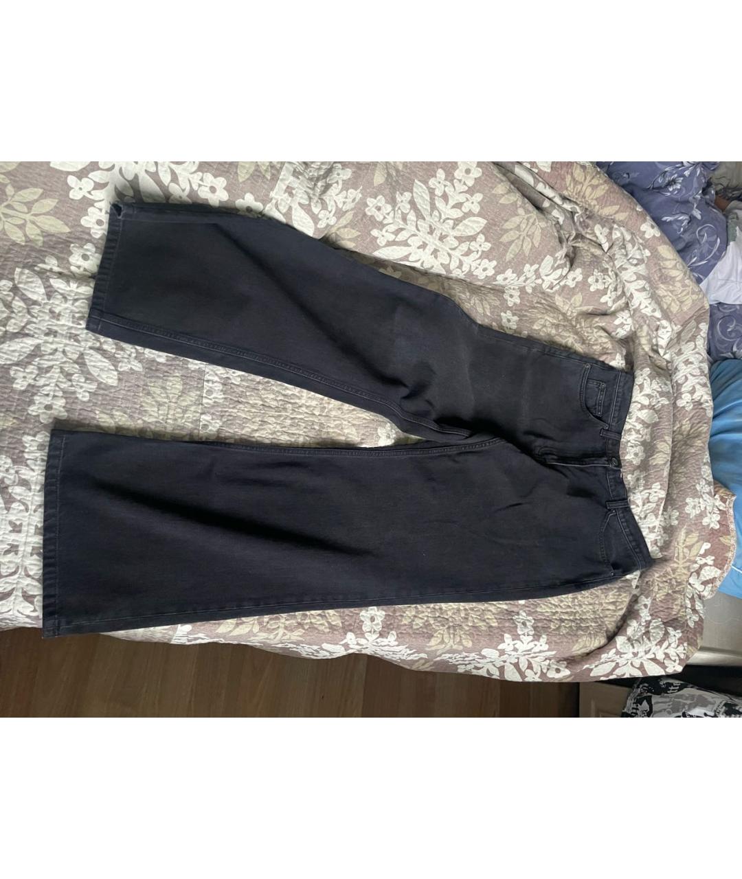 THE ROW Черные хлопковые прямые джинсы, фото 5