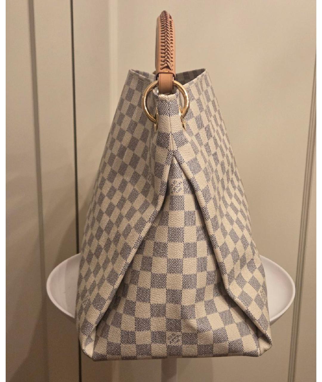 LOUIS VUITTON Бежевая сумка тоут, фото 2