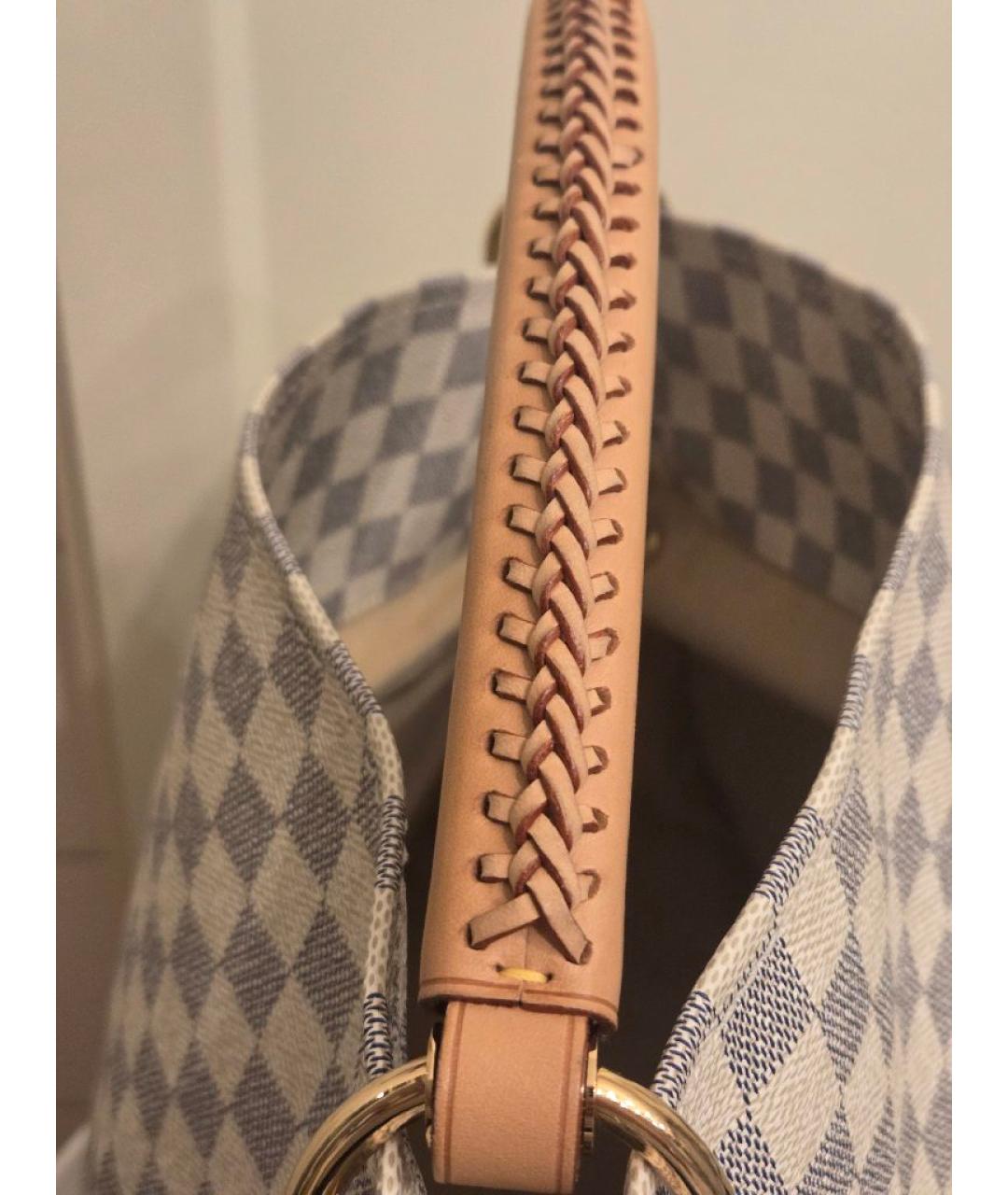 LOUIS VUITTON Бежевая сумка тоут, фото 3