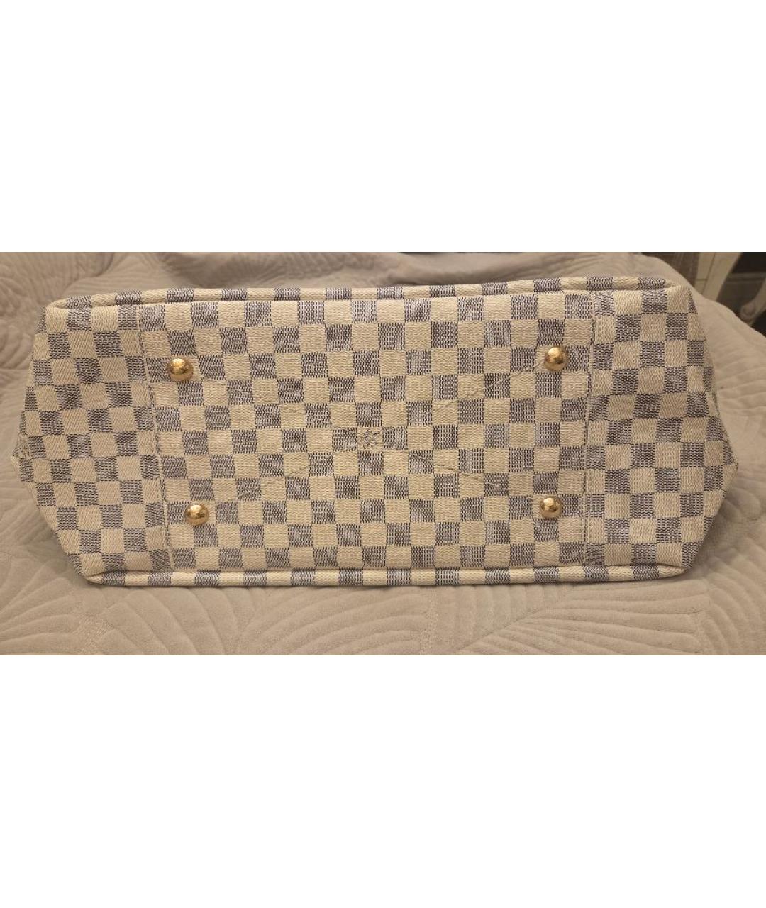 LOUIS VUITTON Бежевая сумка тоут, фото 4