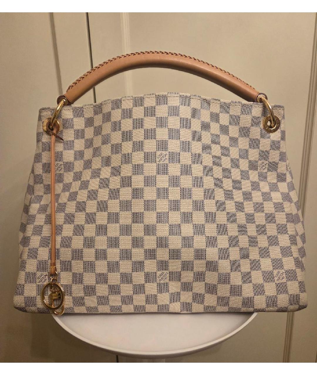 LOUIS VUITTON Бежевая сумка тоут, фото 10