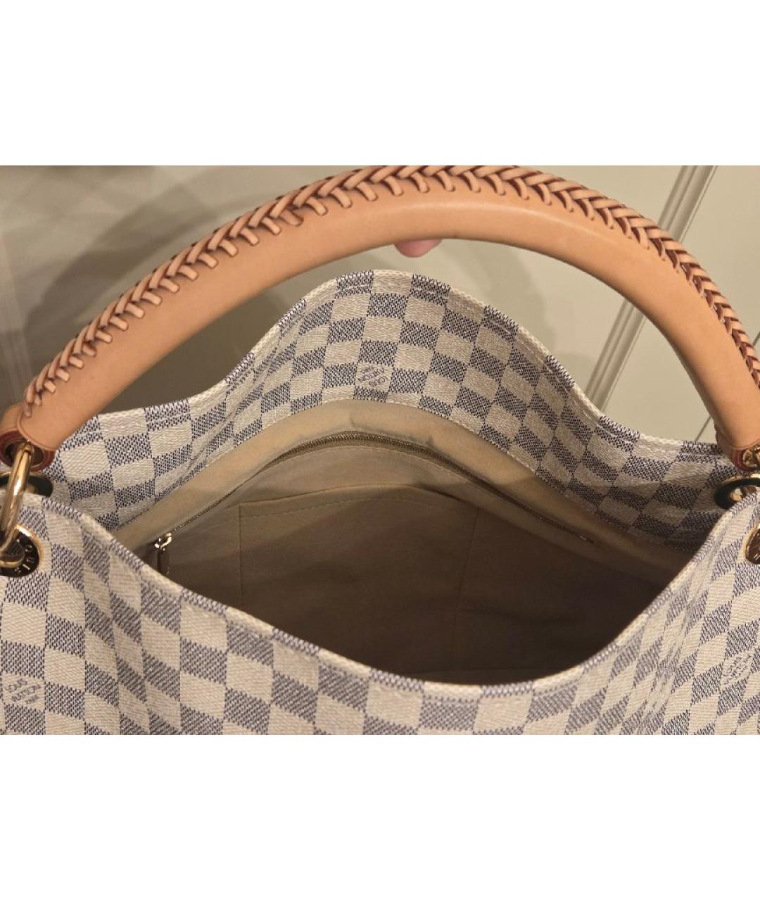 LOUIS VUITTON Бежевая сумка тоут, фото 9