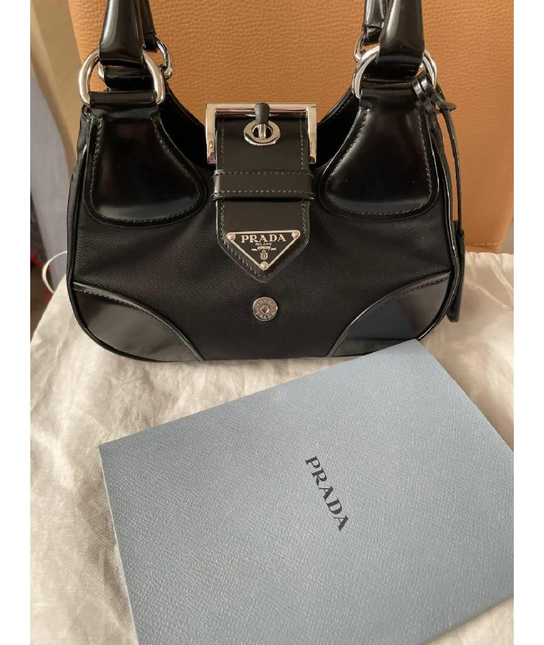 PRADA Черная сумка с короткими ручками, фото 8