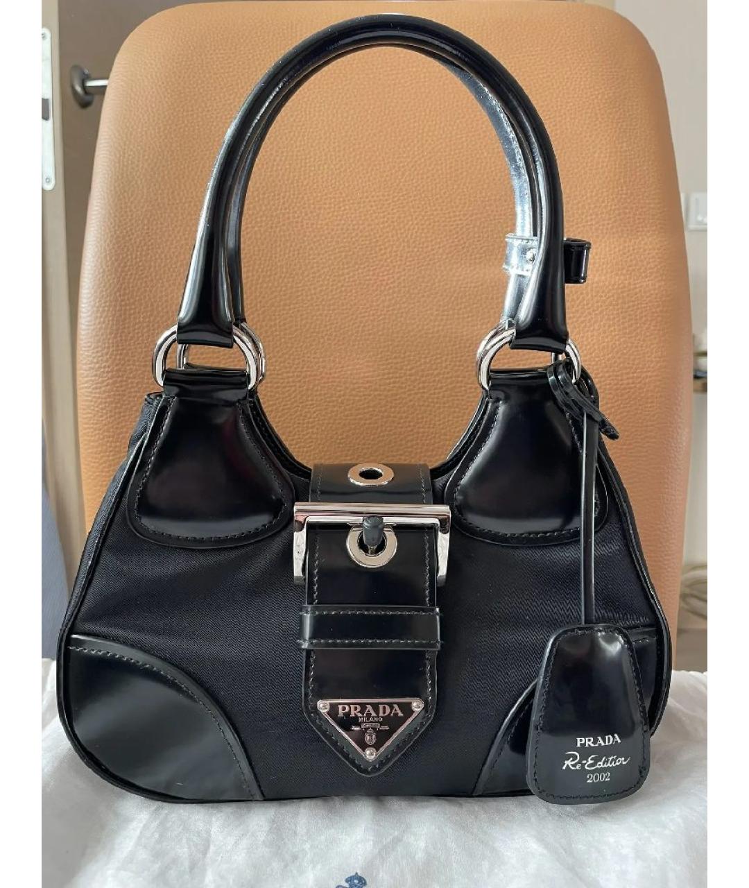 PRADA Черная сумка с короткими ручками, фото 9