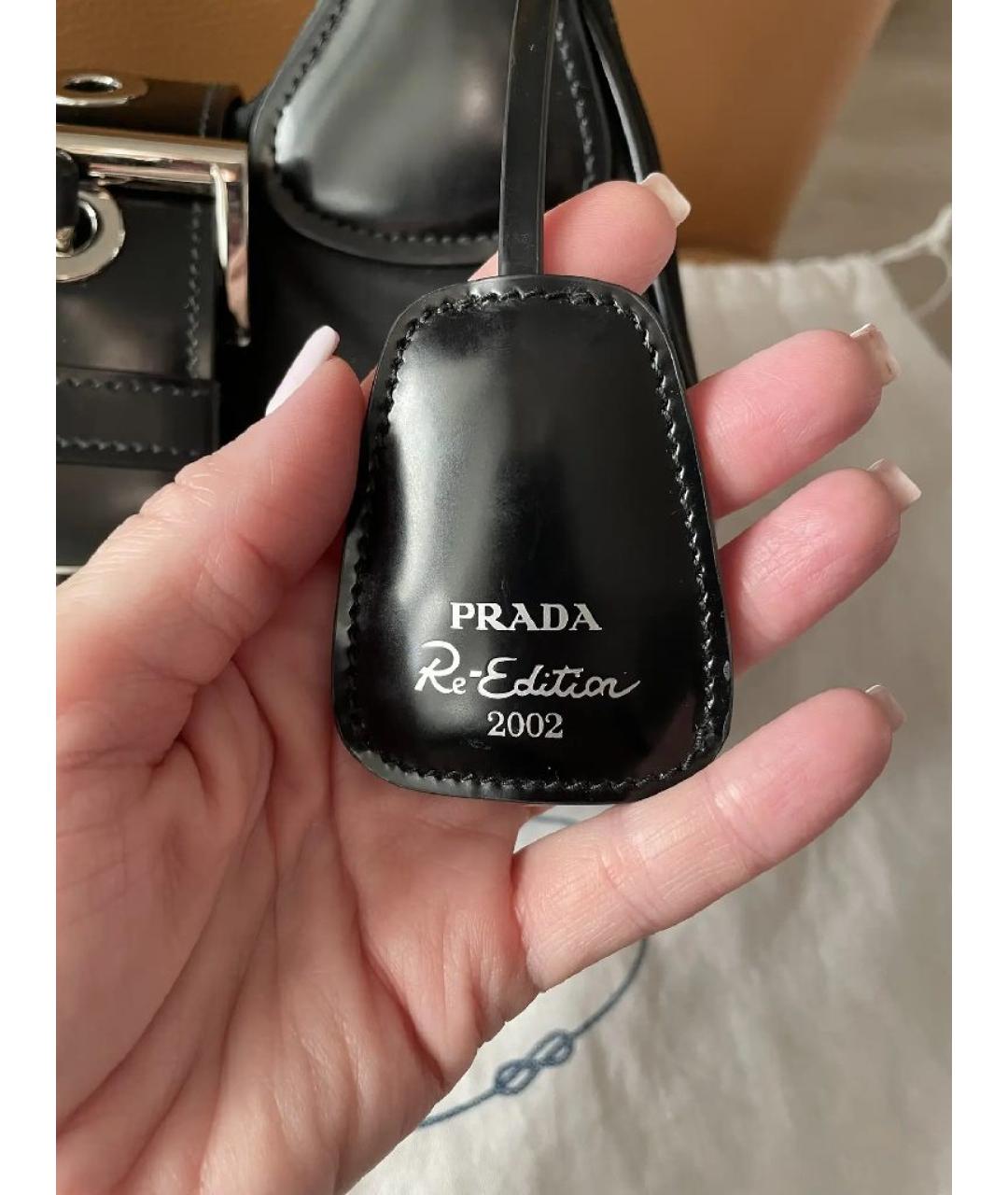 PRADA Черная сумка с короткими ручками, фото 7