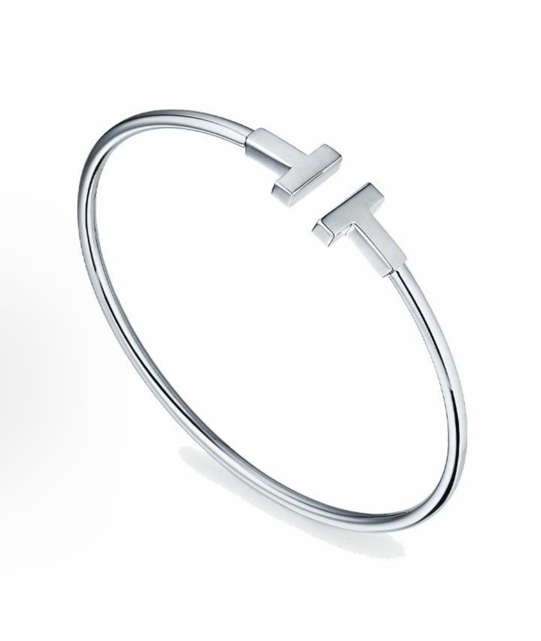TIFFANY&CO Серебрянный браслет из белого золота, фото 2