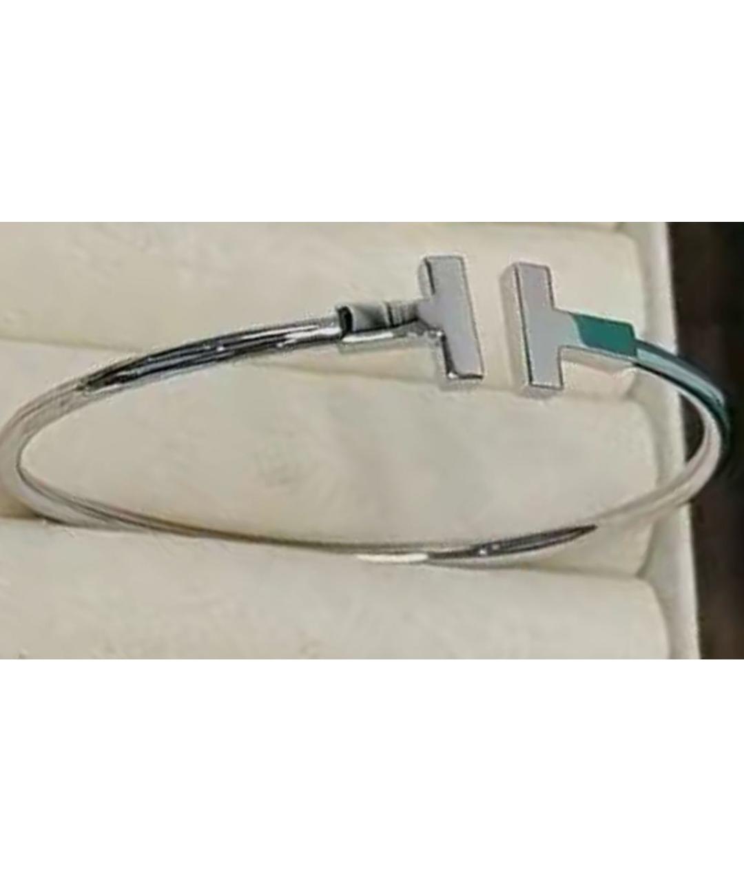 TIFFANY&CO Серебрянный браслет из белого золота, фото 6