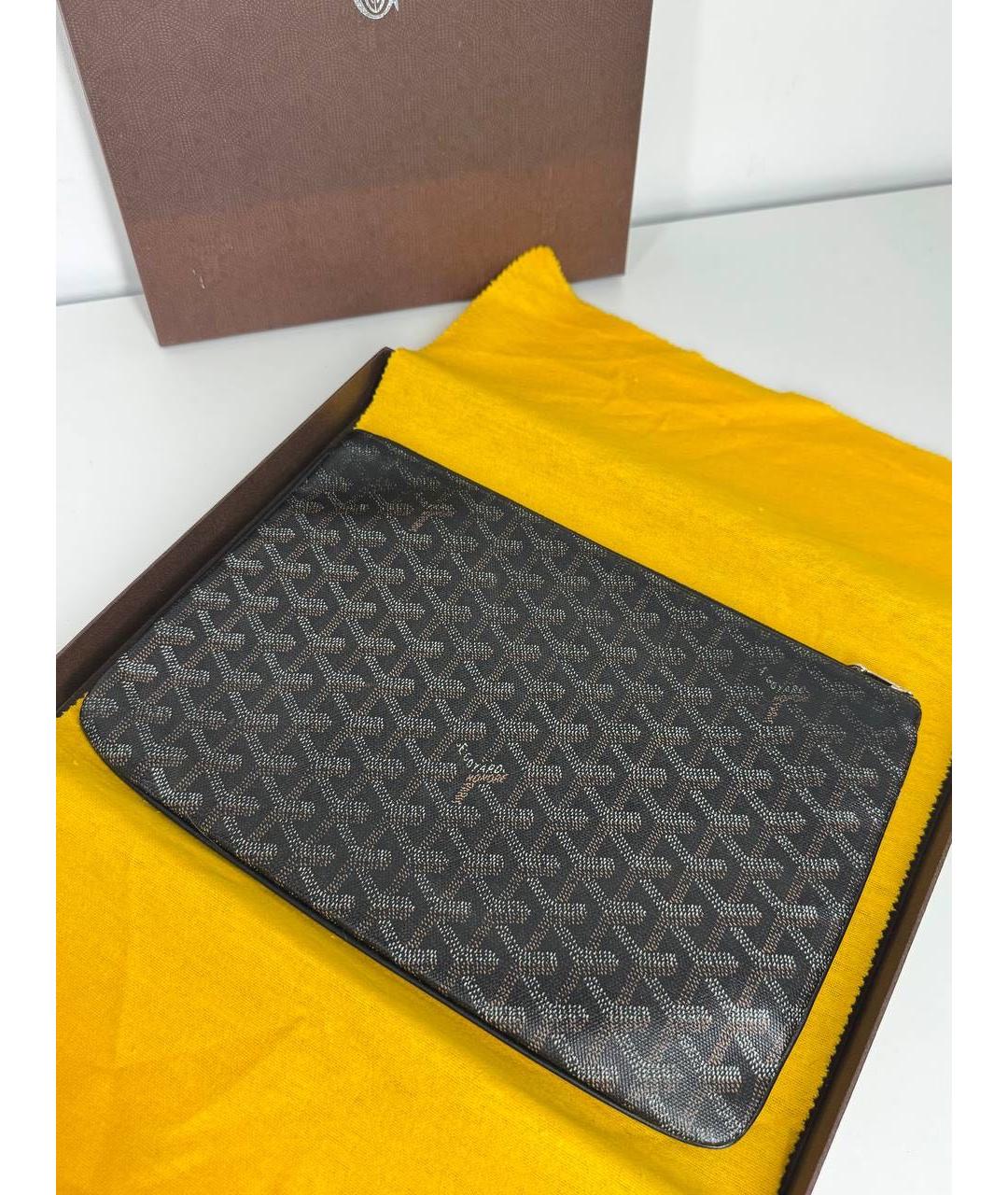 GOYARD Черная папка для документов, фото 6