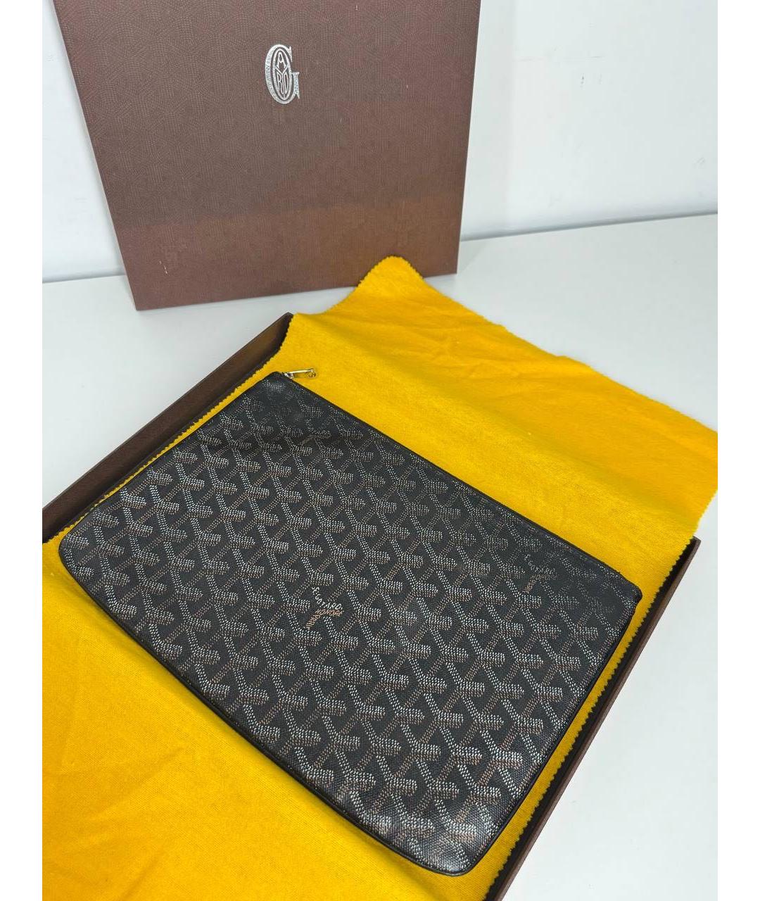 GOYARD Черная папка для документов, фото 2