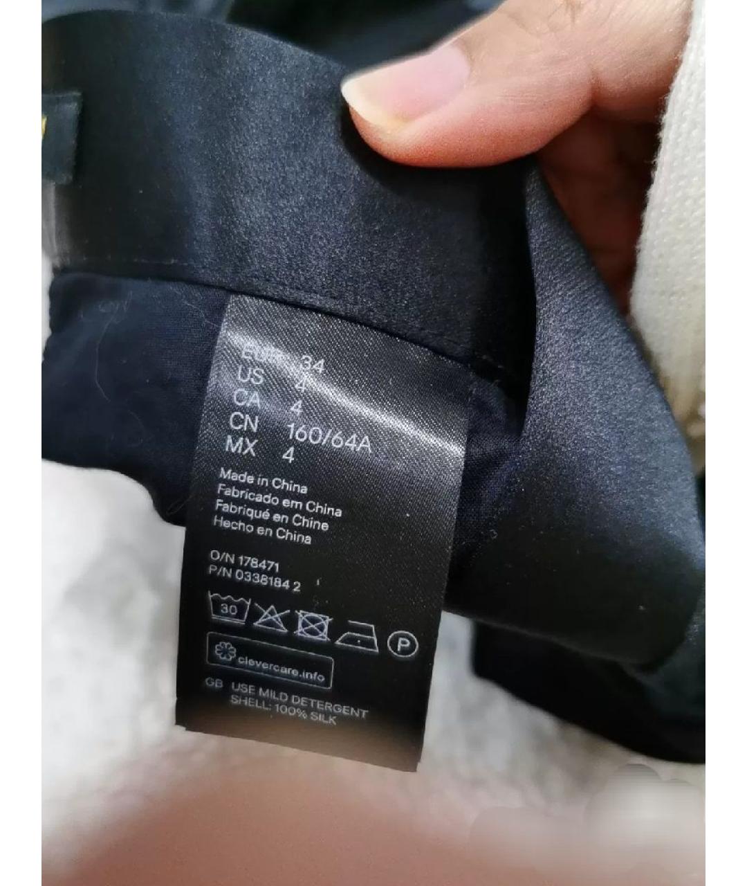 BALMAIN Черные кожаные прямые брюки, фото 4