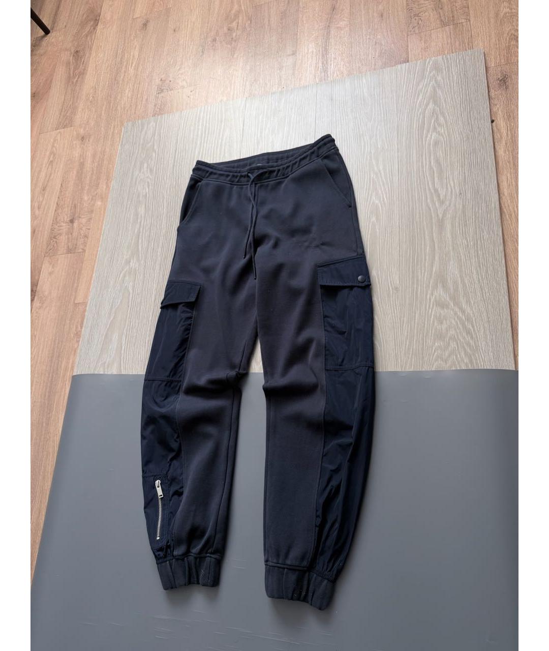 BY MALENE BIRGER Темно-синие хлопковые спортивные брюки и шорты, фото 2