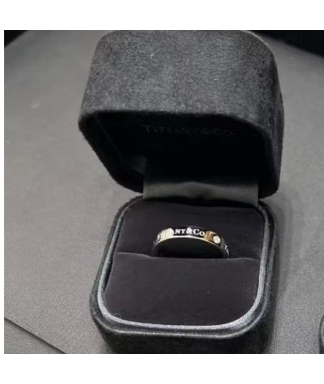 TIFFANY&CO Серебряное платиновое кольцо, фото 8