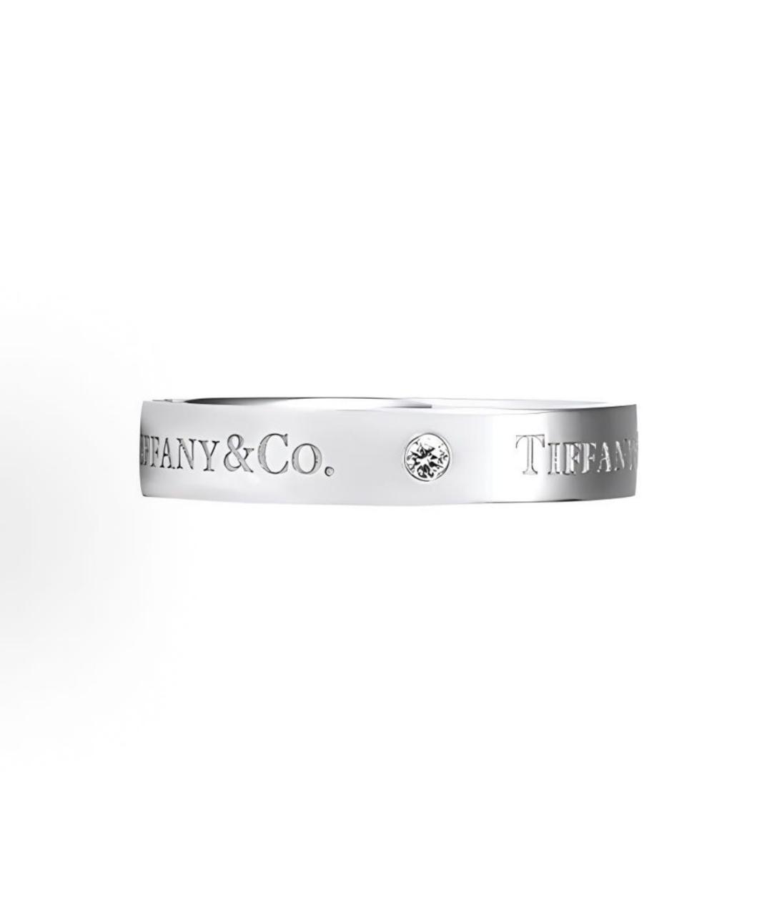 TIFFANY&CO Серебряное платиновое кольцо, фото 2