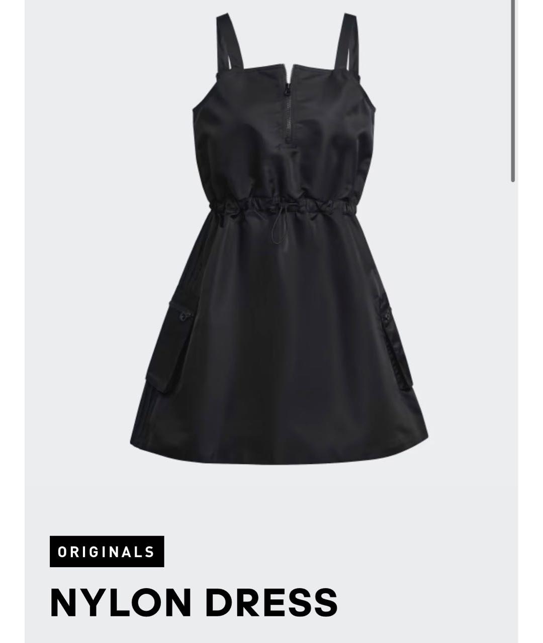 ADIDAS Черное полиэстеровое повседневное платье, фото 9