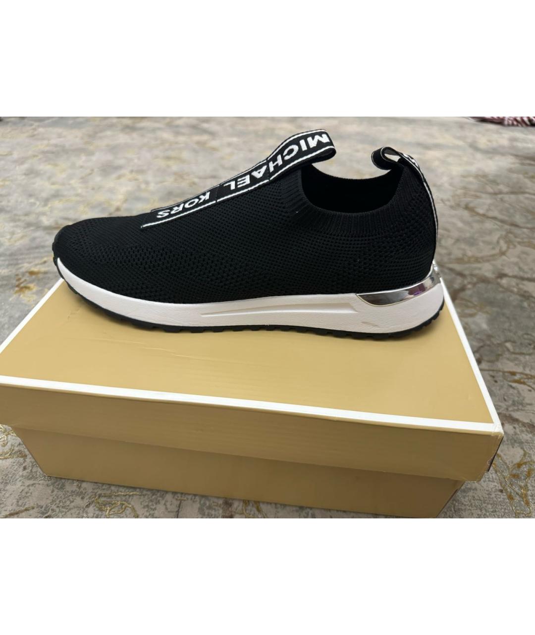 MICHAEL KORS Черные текстильные кроссовки, фото 5
