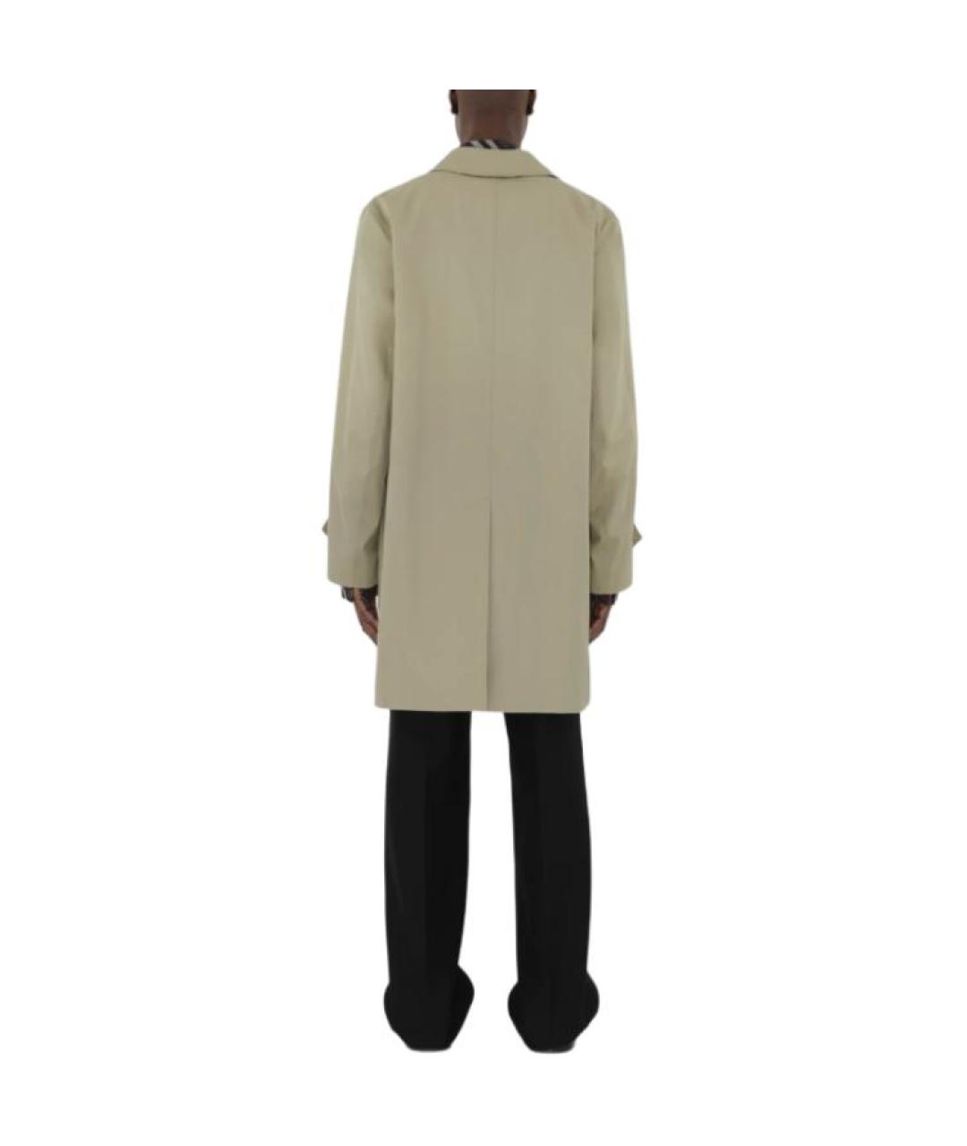 BURBERRY Хаки тренч / плащ, фото 5