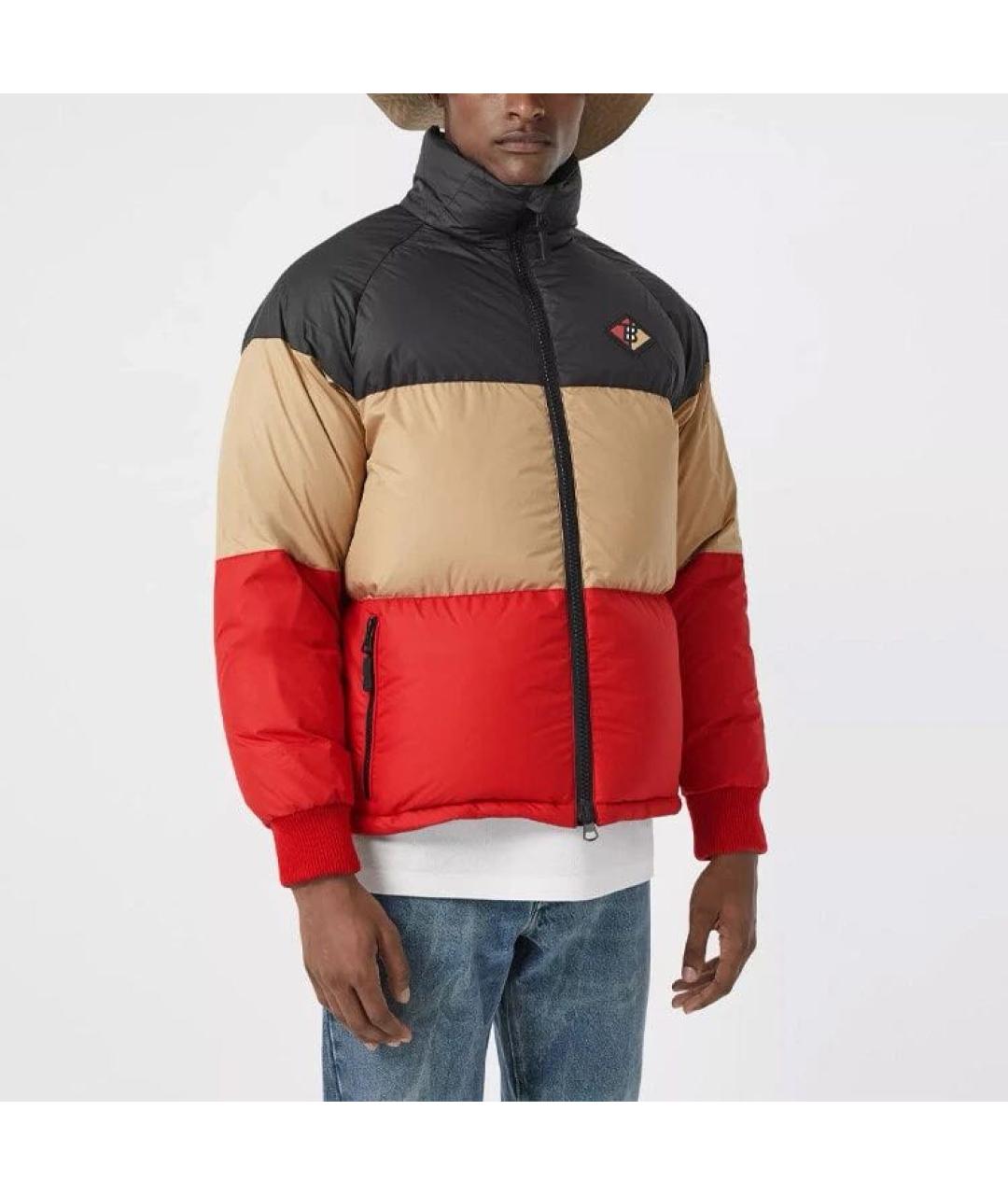 BURBERRY Мульти полиэстеровый пуховик, фото 4