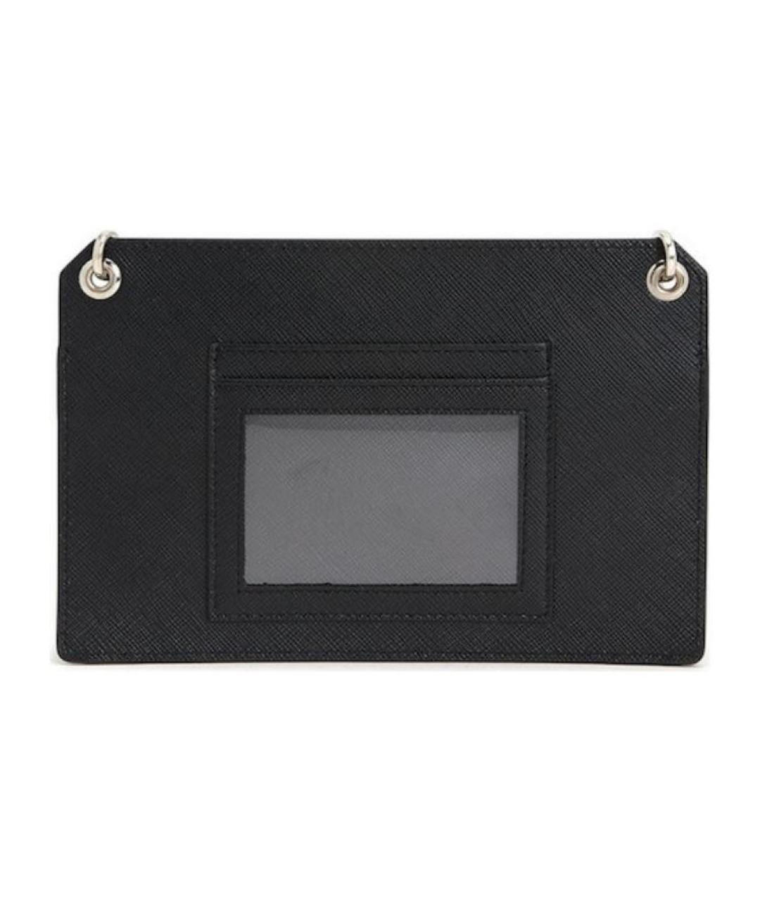 PRADA Черная кожаная сумка на плечо, фото 4