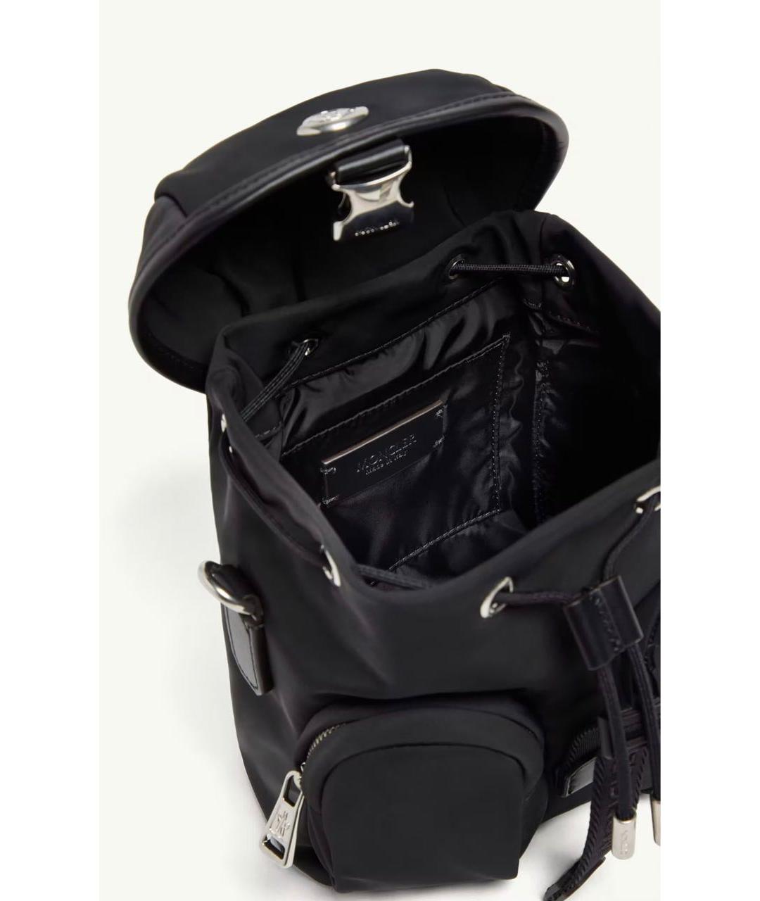 MONCLER Черный рюкзак, фото 4