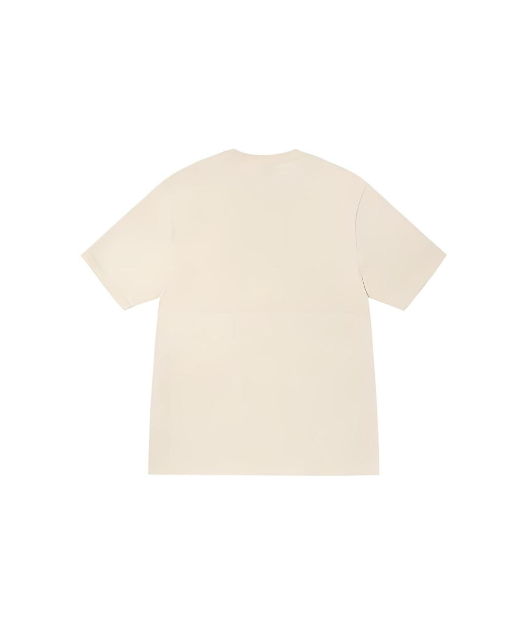 STUSSY Бежевая футболка, фото 2