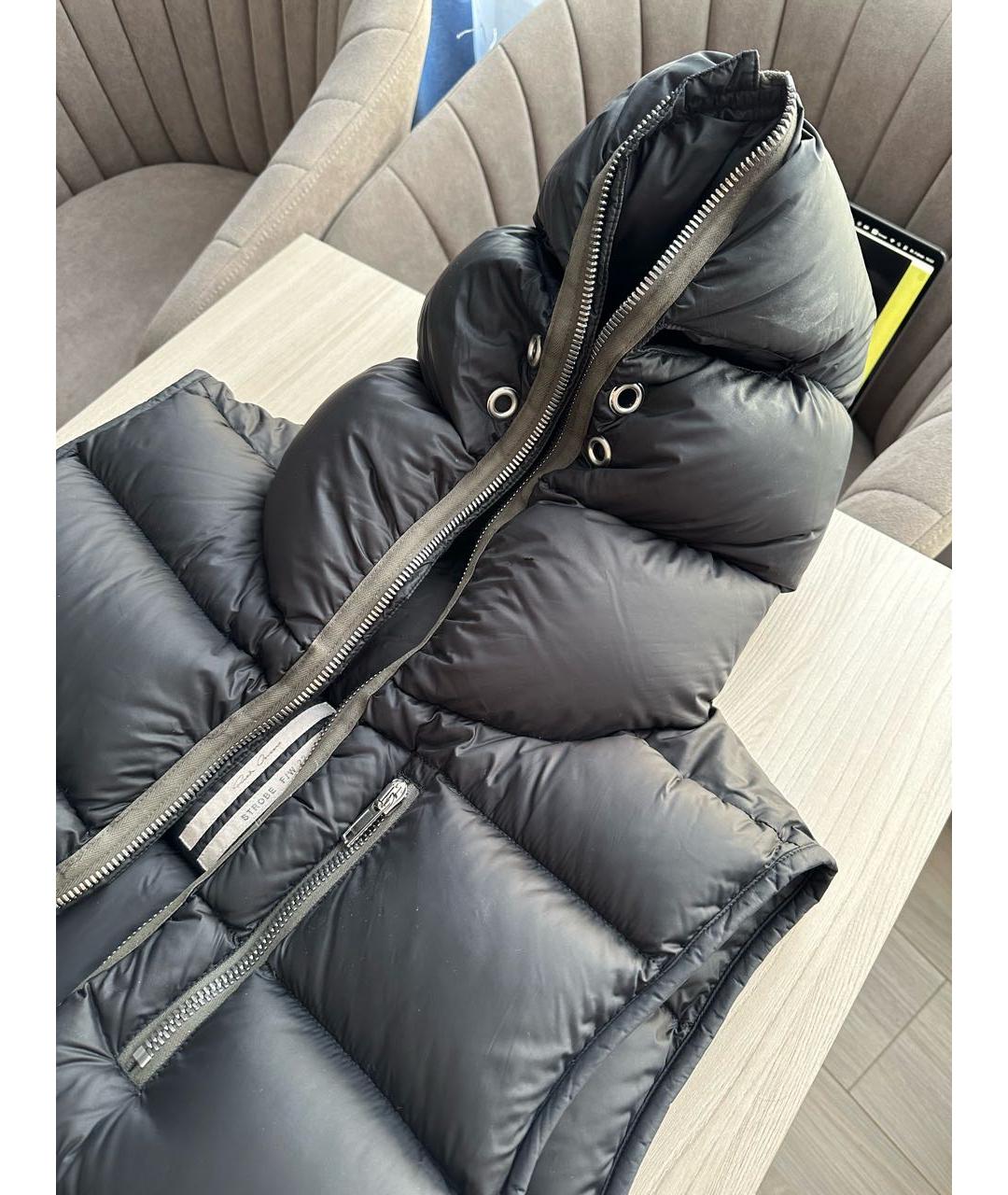 RICK OWENS Черный жилет, фото 3