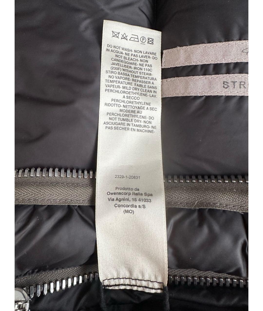 RICK OWENS Черный жилет, фото 8