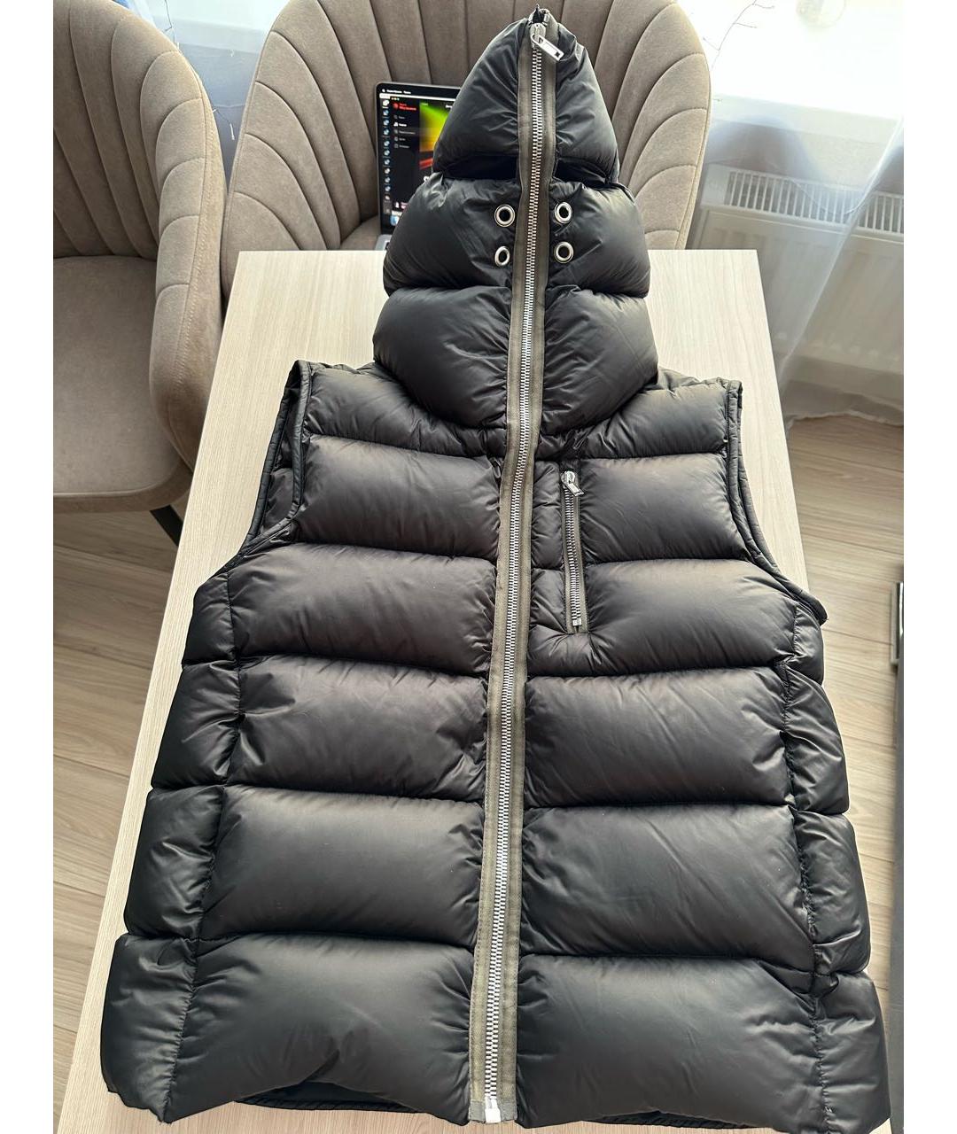 RICK OWENS Черный жилет, фото 9