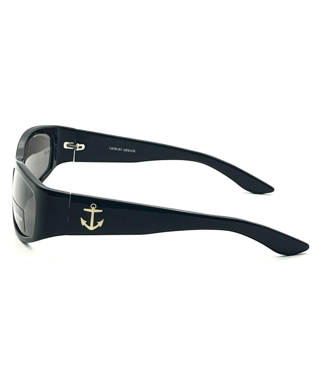 GIORGIO ARMANI Черные пластиковые солнцезащитные очки, фото 5