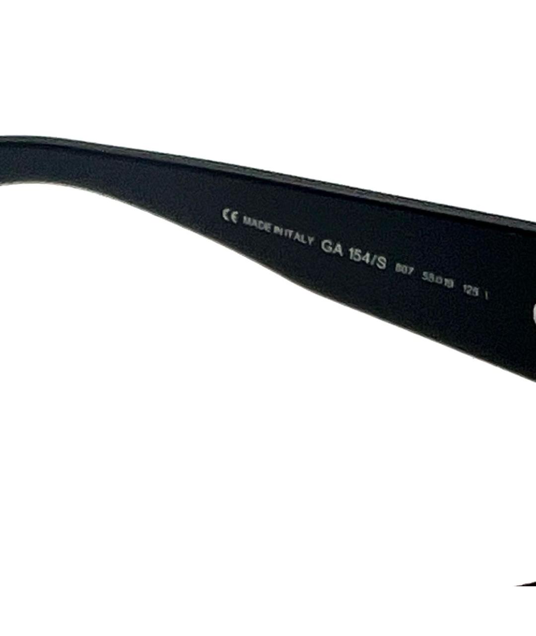 GIORGIO ARMANI Черные пластиковые солнцезащитные очки, фото 8