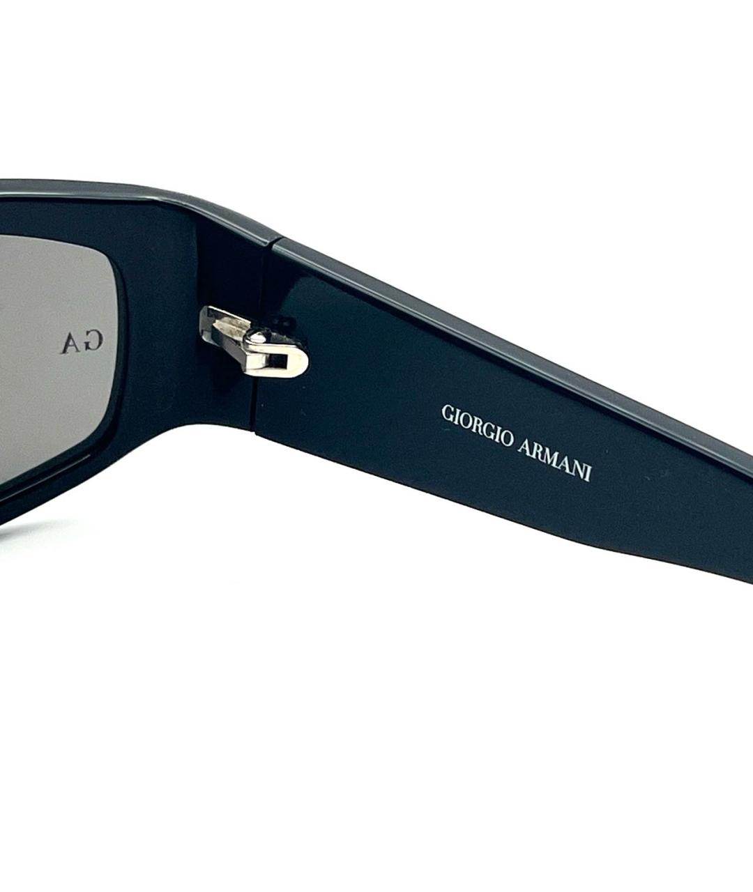 GIORGIO ARMANI Черные пластиковые солнцезащитные очки, фото 7