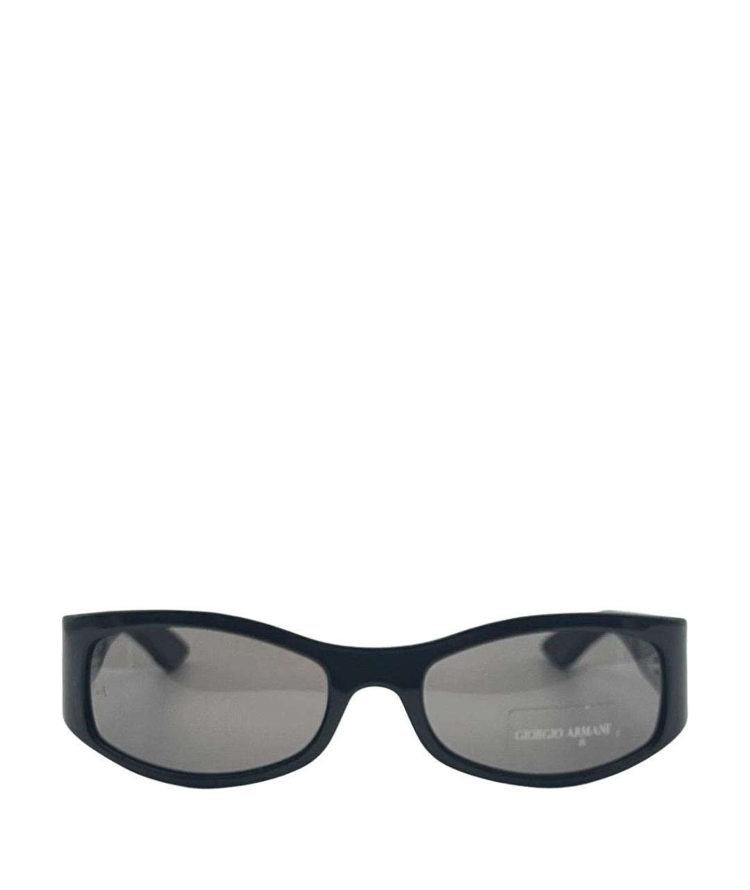 GIORGIO ARMANI Черные пластиковые солнцезащитные очки, фото 1
