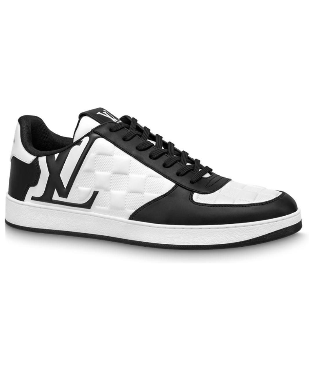 LOUIS VUITTON Белые кожаные низкие кроссовки / кеды, фото 1