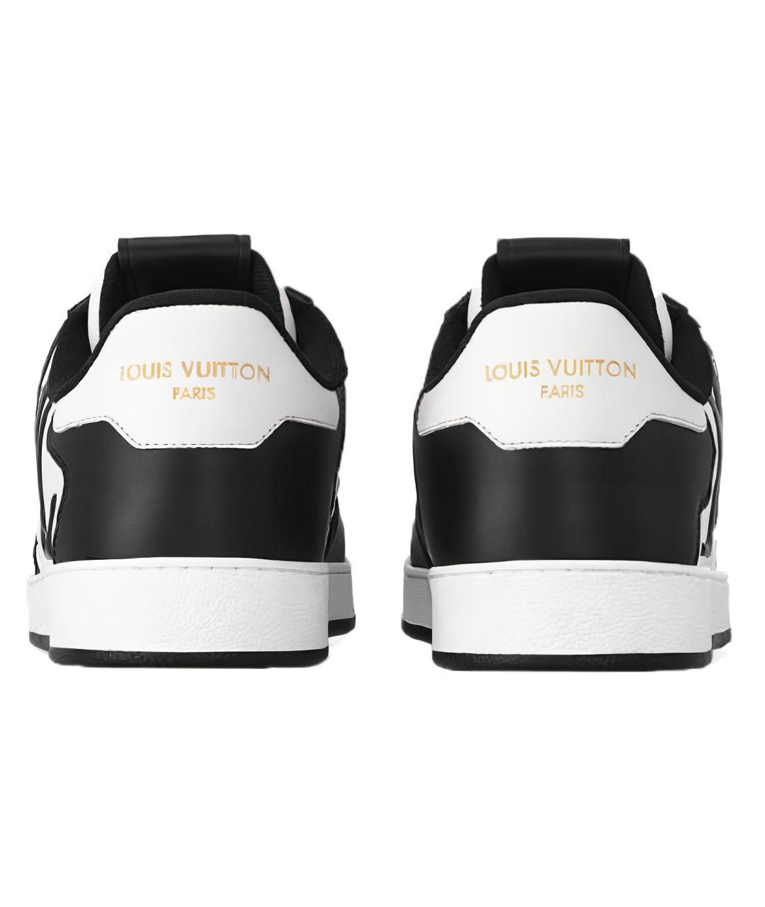 LOUIS VUITTON Белые кожаные низкие кроссовки / кеды, фото 5