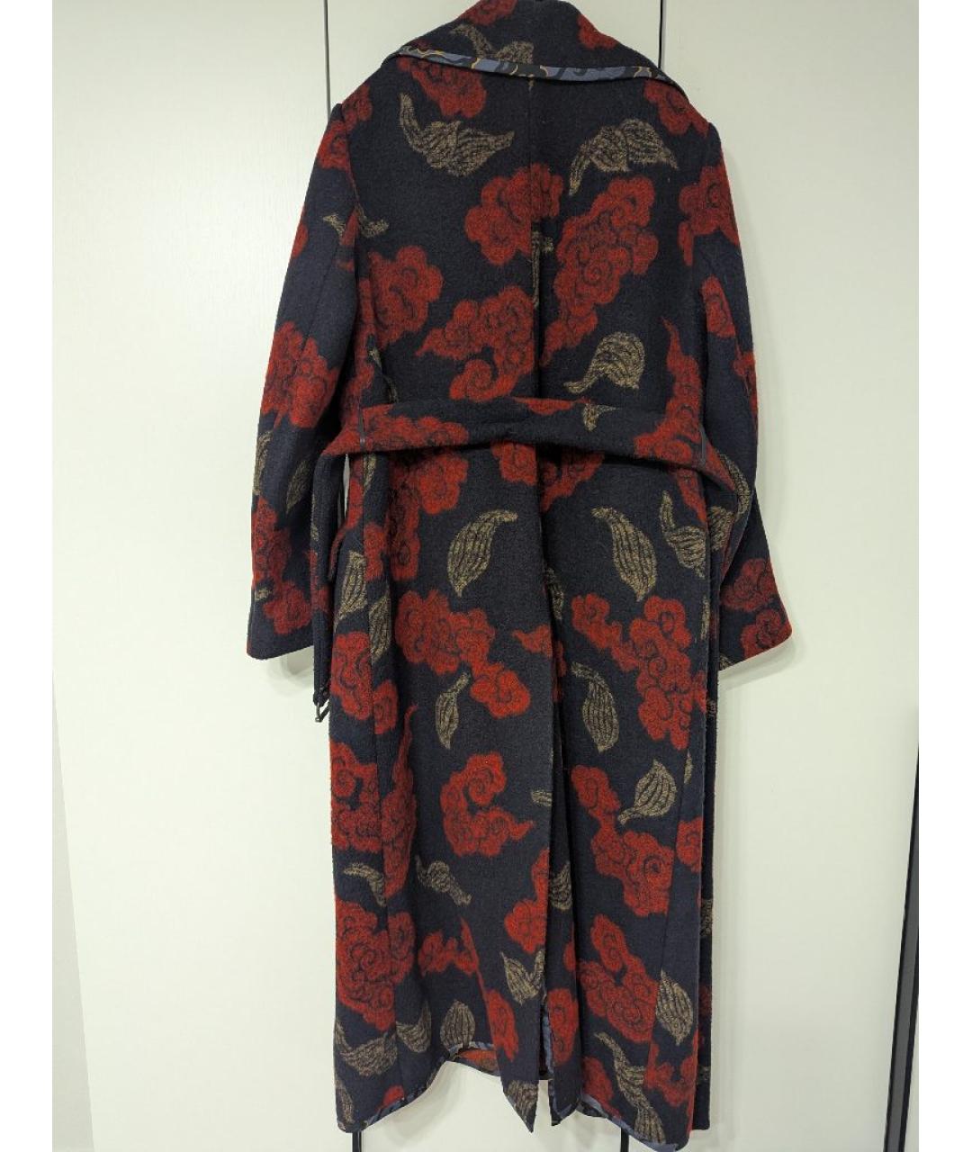 DRIES VAN NOTEN Мульти шерстяное пальто, фото 2