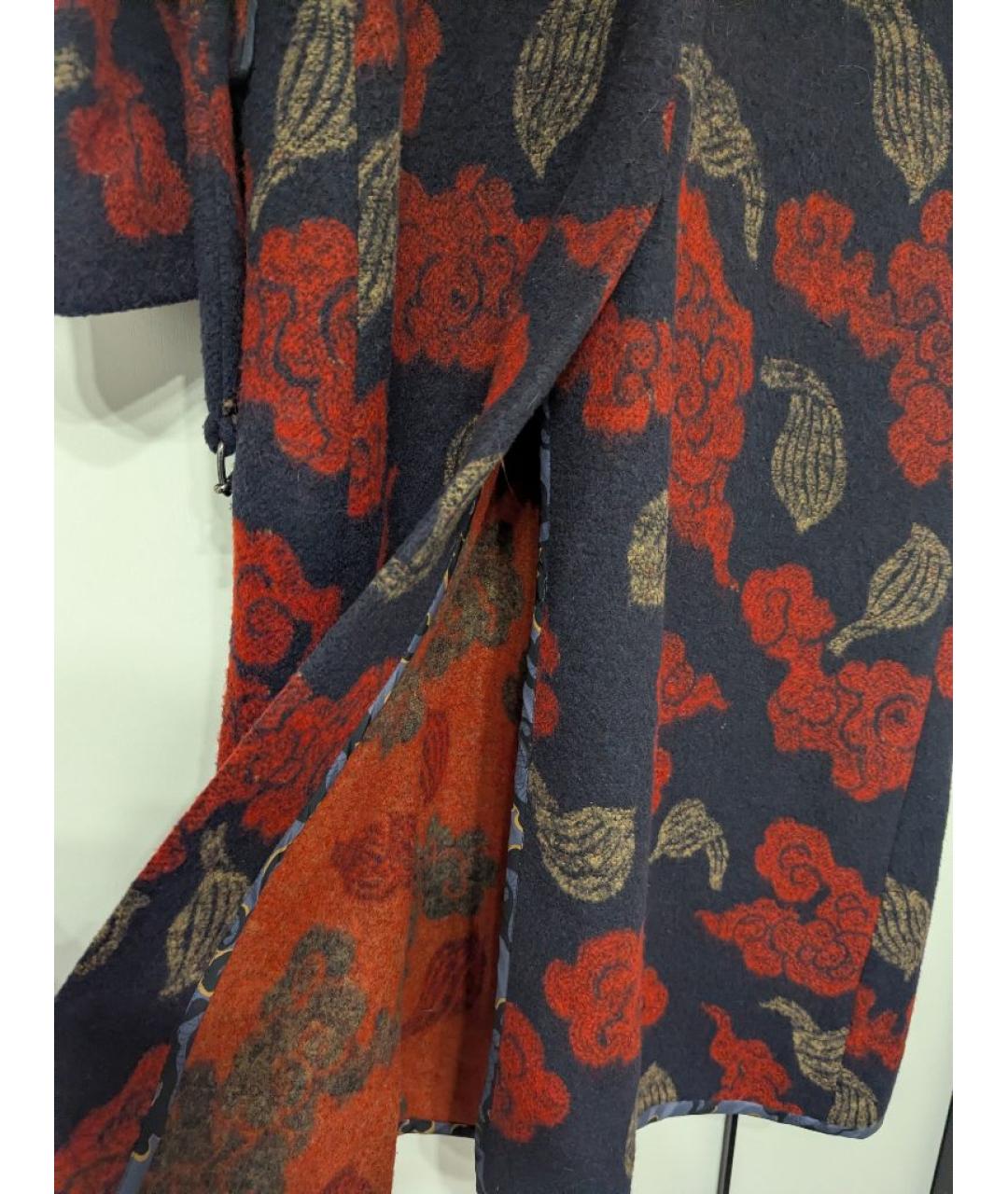 DRIES VAN NOTEN Мульти шерстяное пальто, фото 6