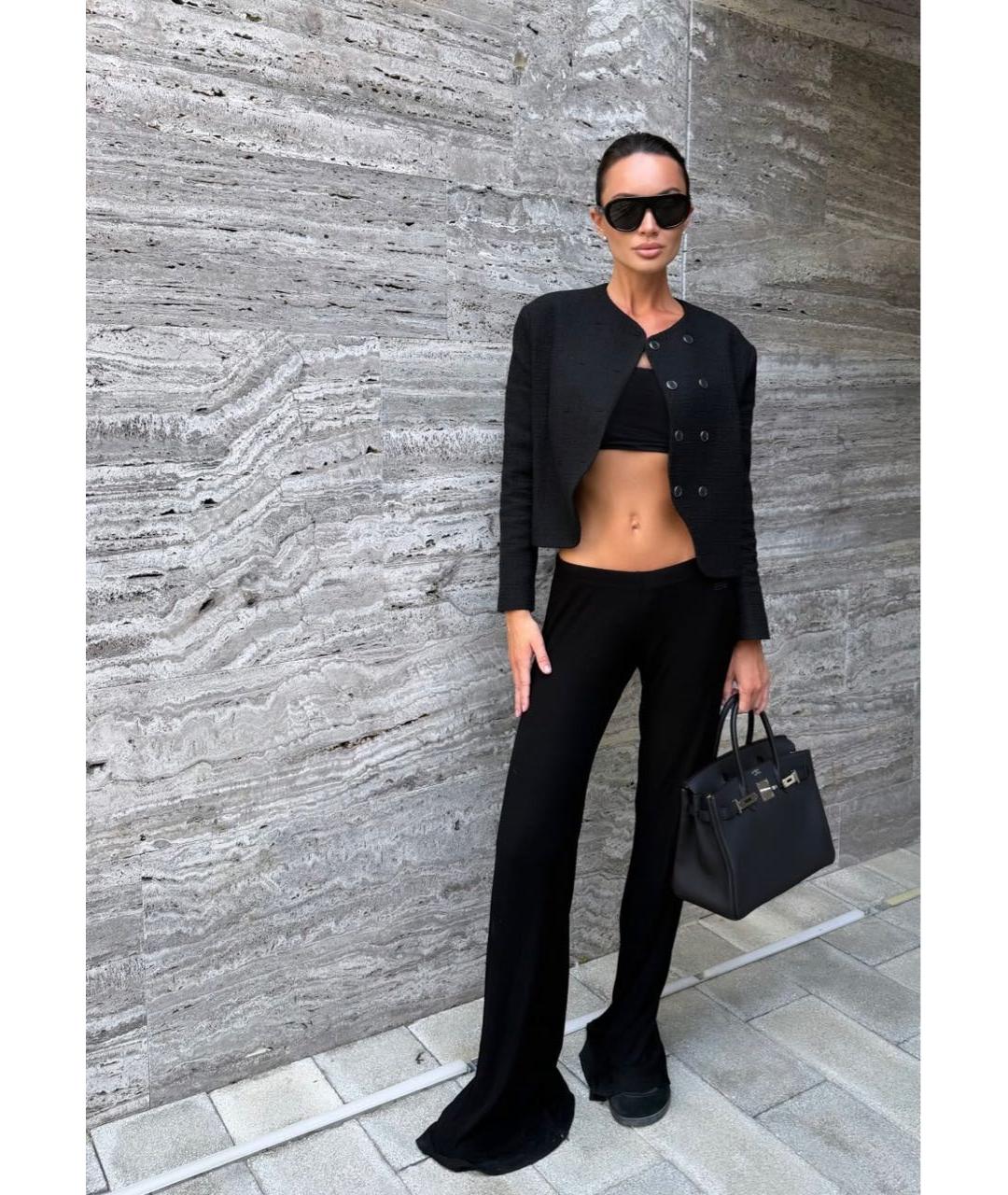 PRADA Черные пластиковые солнцезащитные очки, фото 5