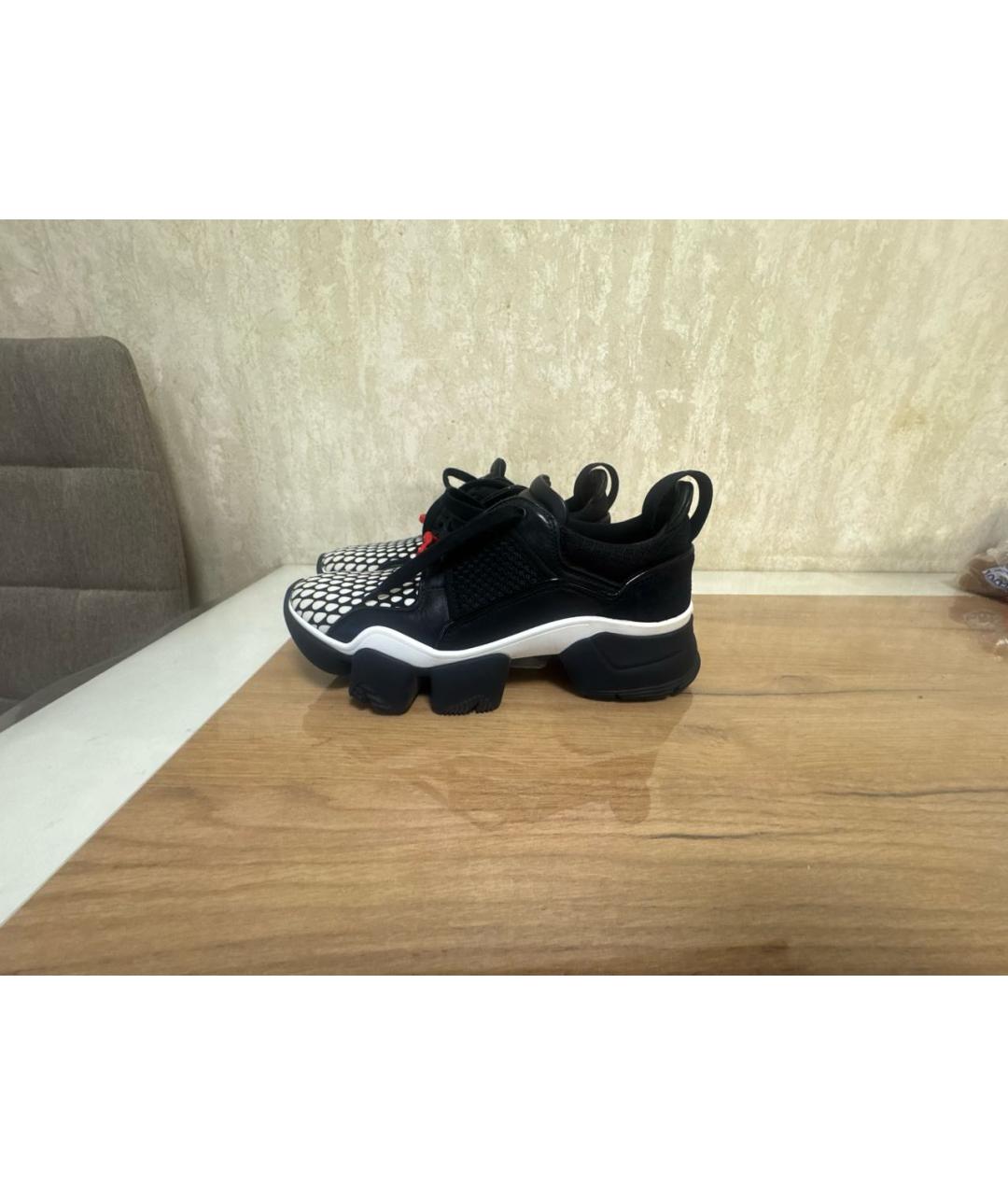 GIVENCHY Черные текстильные низкие кроссовки / кеды, фото 8