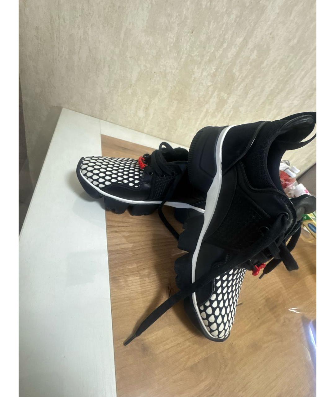 GIVENCHY Черные текстильные низкие кроссовки / кеды, фото 7