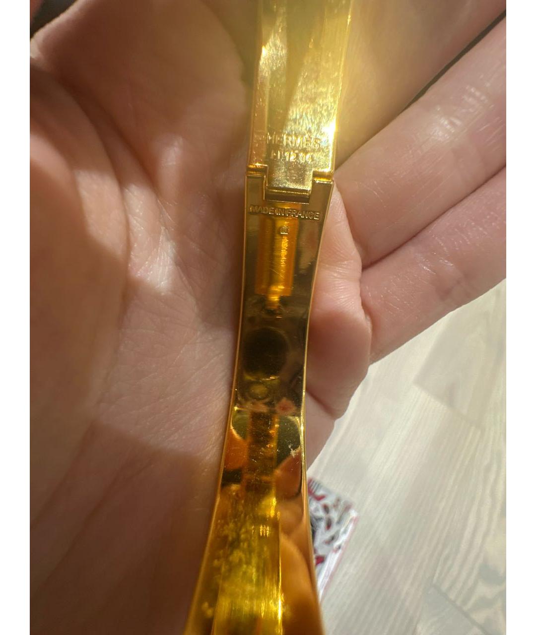 HERMES Желтый браслет, фото 4