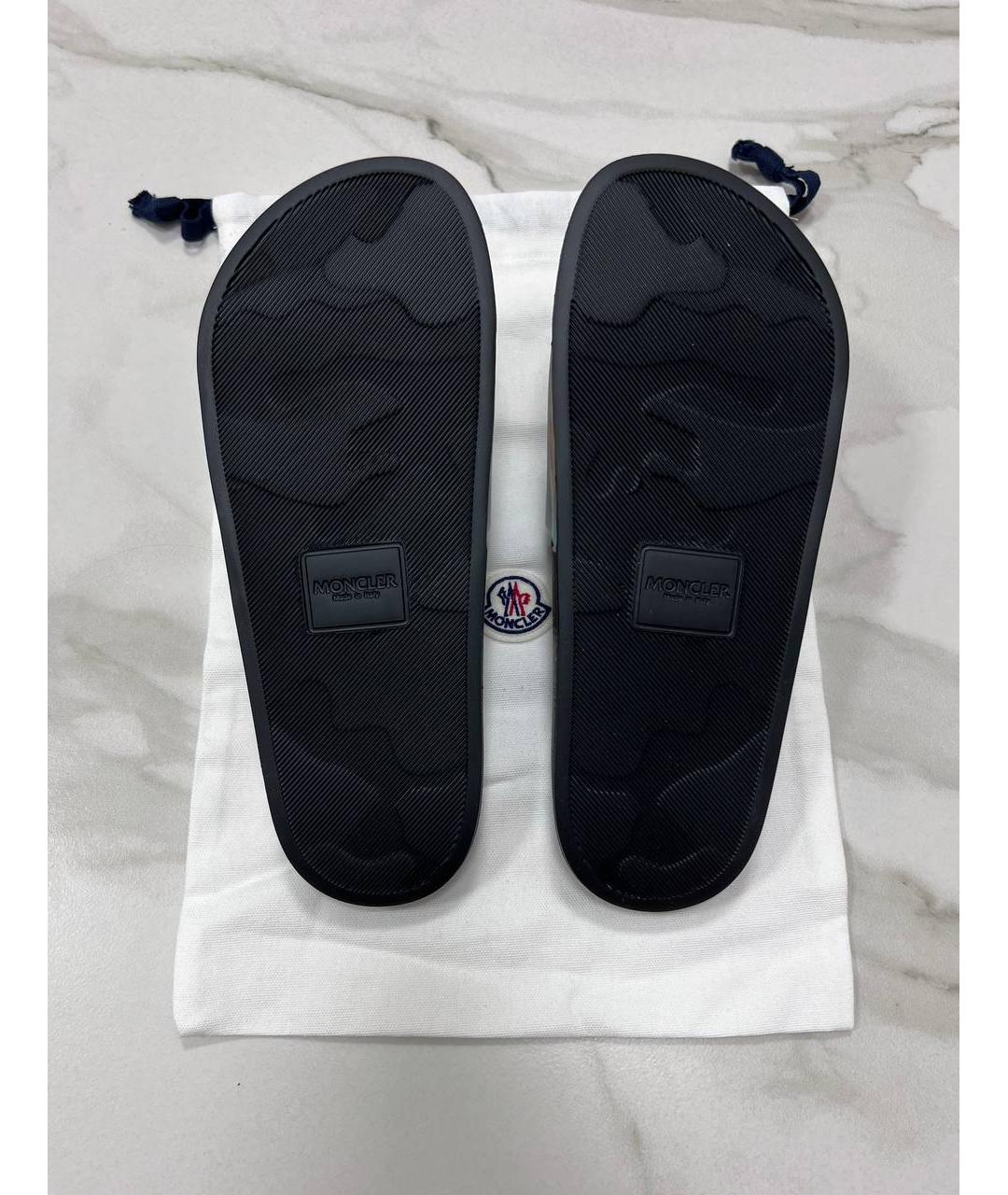 MONCLER Мульти шлепанцы, фото 5