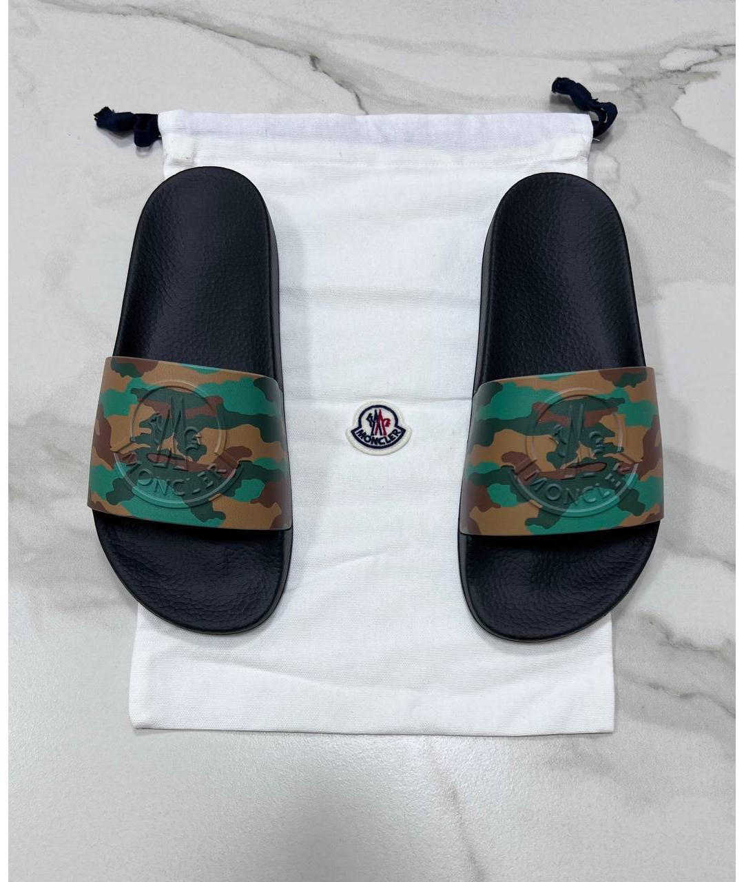 MONCLER Мульти шлепанцы, фото 2