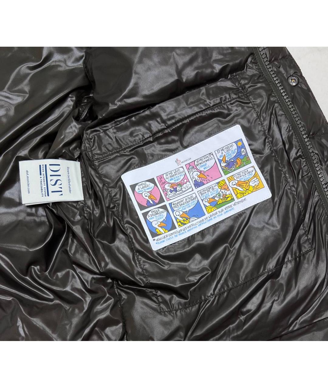 MONCLER Коричневый жилет, фото 5