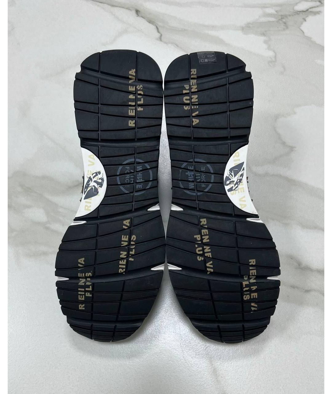 PREMIATA Зеленые низкие кроссовки / кеды, фото 6