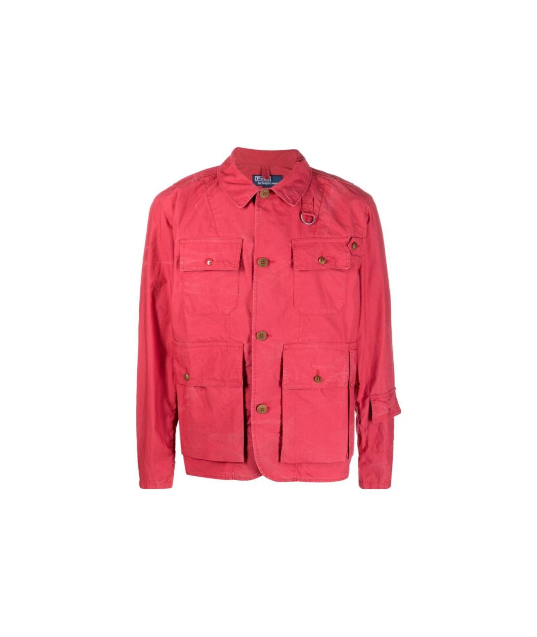 POLO RALPH LAUREN Красная хлопковая куртка, фото 5