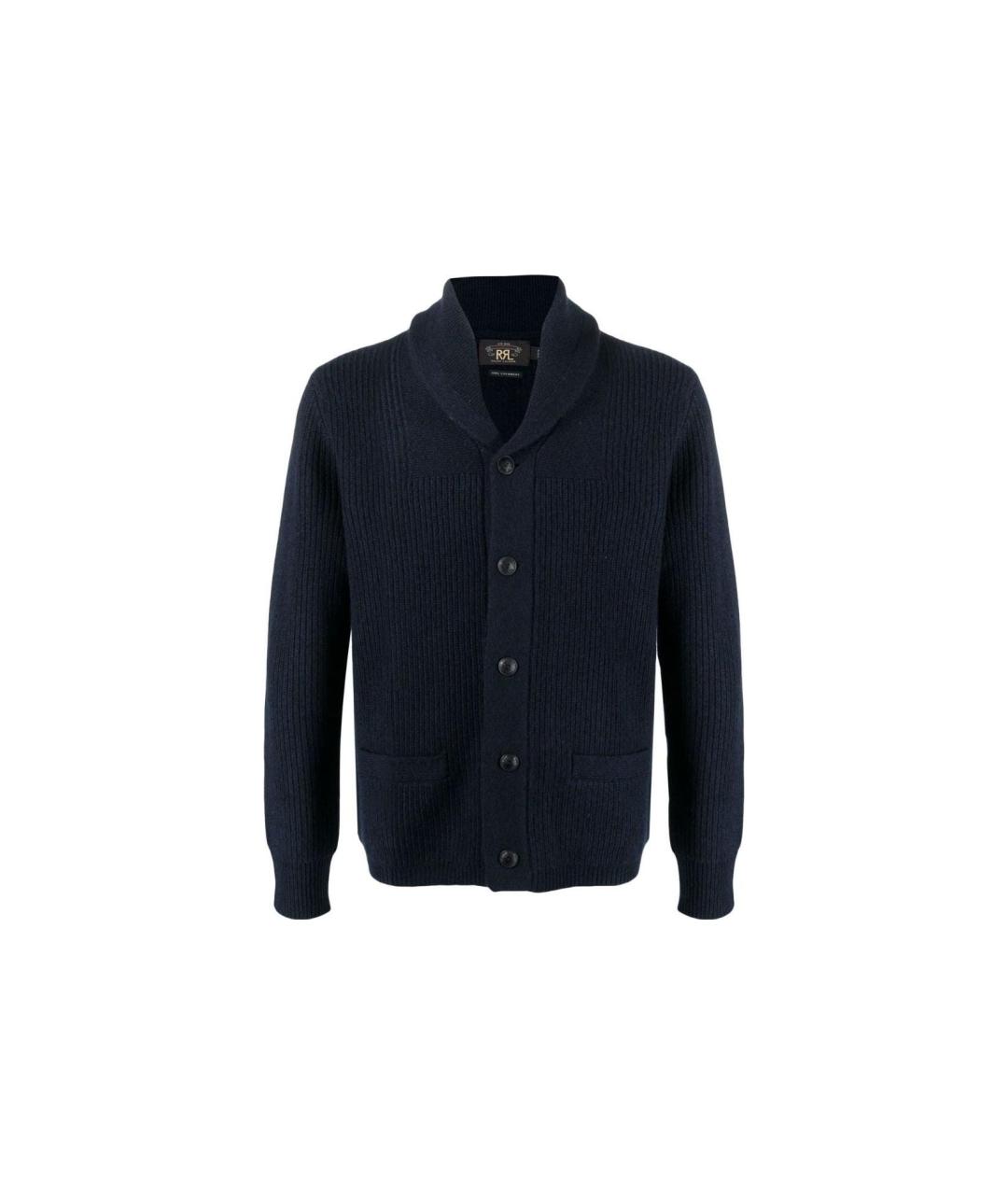 POLO RALPH LAUREN Синий шерстяной кардиган, фото 6